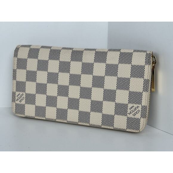 Louis Vuitton Damier Azur Canvas Wallet with Gold Hardware C-1 - Picture 1 of 16